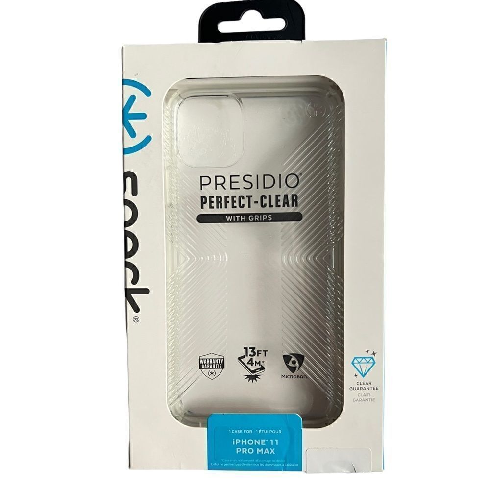 Speck Products Presidio Perfect-Clear with Grip iPhone 11 PRO Max Case